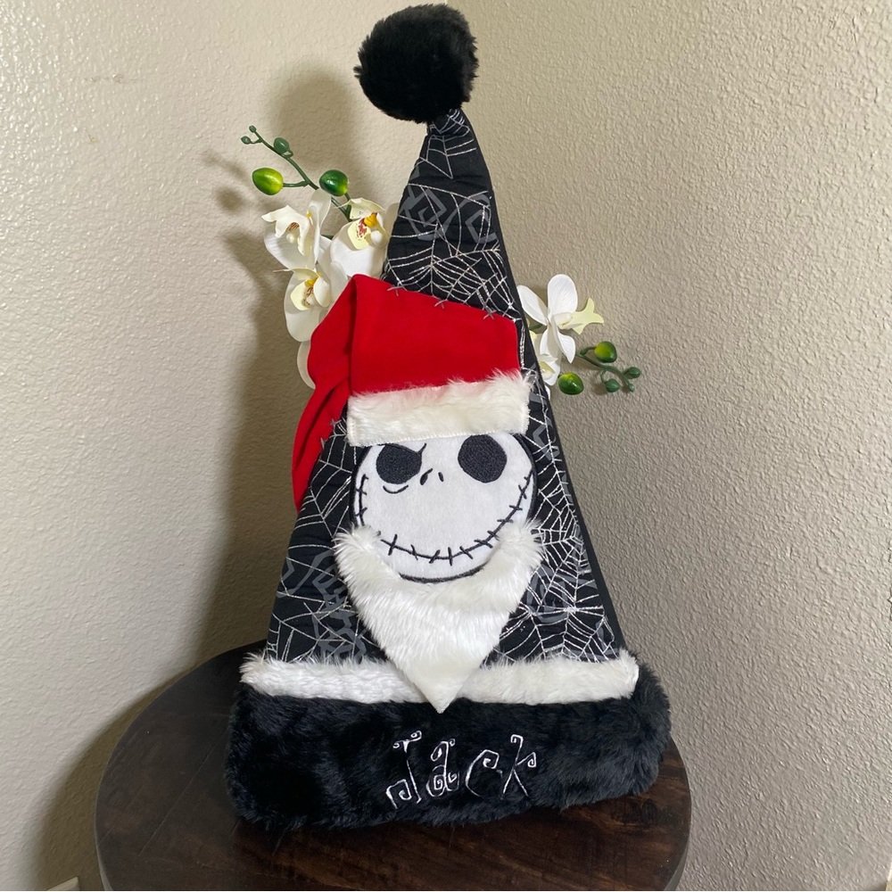 Nightmare Before Christmas Jack Skellington Santa Hat